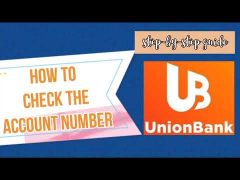 How to Check the Account Number| Union Bank| Myra Mica
