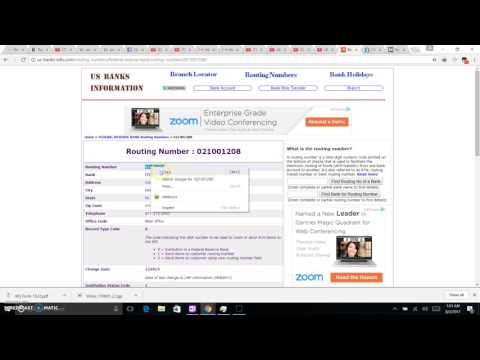 SECRET! CONFIRMING TRUST ACCOUNTS BANK ROUTING NUMBERS...