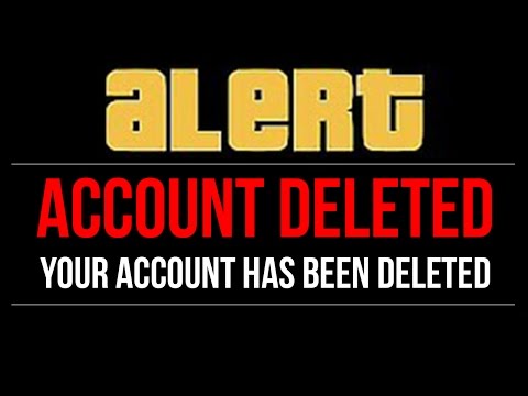 GTA 5 Online - Rockstar DELETE GTA 5 Accounts!! (HUGE...