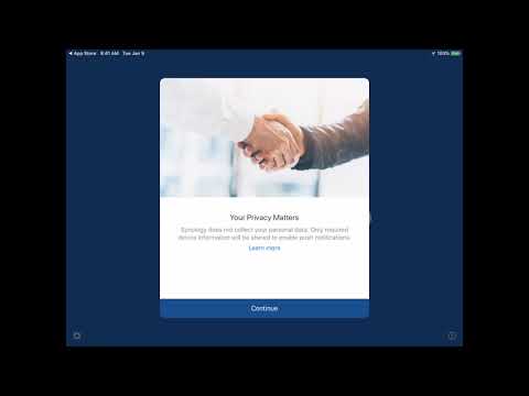 Synology Surveillance Station DS Cam App (iOS) Setup