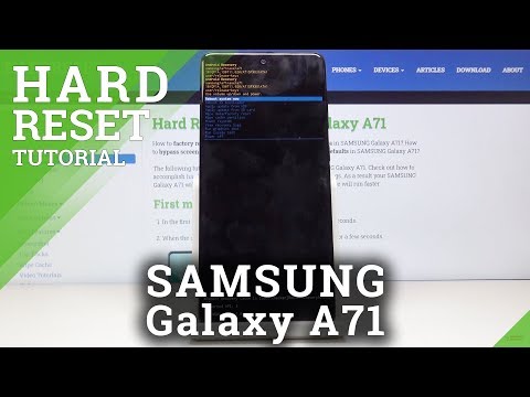 How to Hard Reset SAMSUNG Galaxy A71 - Remove Screen...
