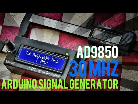 DDS Signal Generator 30MHZ Arduino Code With AD9850