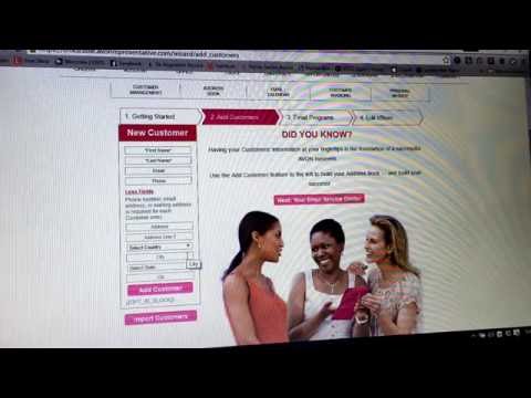 How to setup your Avon eStore & place your first Avon...