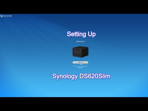 Synology NAS DS620Slim Review - Setting up the Drives...