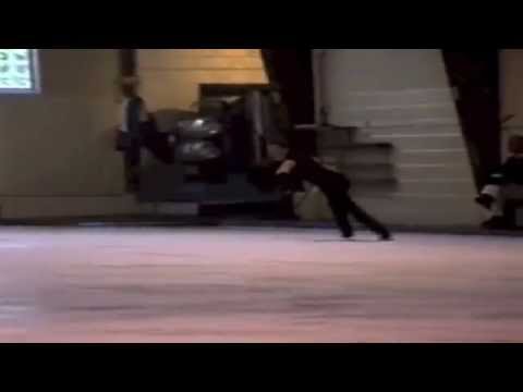 Elvis Stojko, Kurt Browning and Brian Orser practice...
