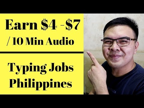 (Typing Job) Paano Kumita ng $4 - $7 /10min Audio sa...
