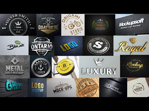 Free Download 100 popular psd logo mockups | Where to...