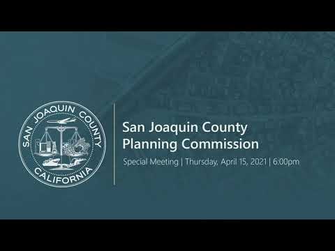 San Joaquin County Planning Commission • Special...