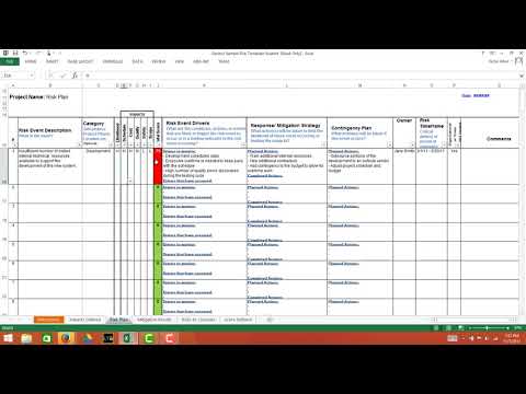 Risk Register Template Review