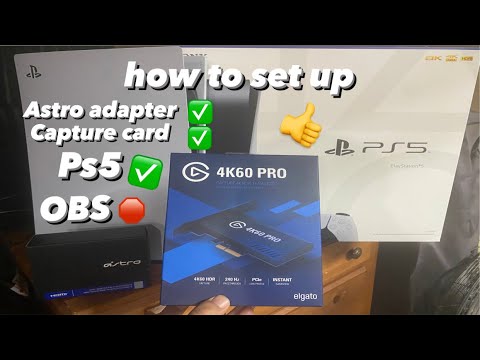 *New* PS5 Elgato 4K60 pro card OBS Astro HDMI Adapter...