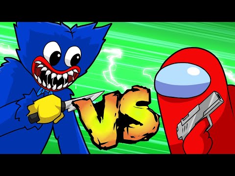 HUGGY WUGGY IN AMONG US - POPPY PLAYTIME ANIMATION...