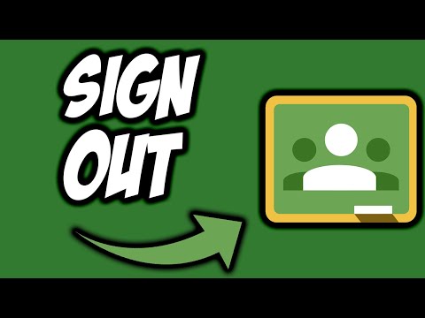 How to Sign Out Google Classroom EASY! ✅| Logout From...