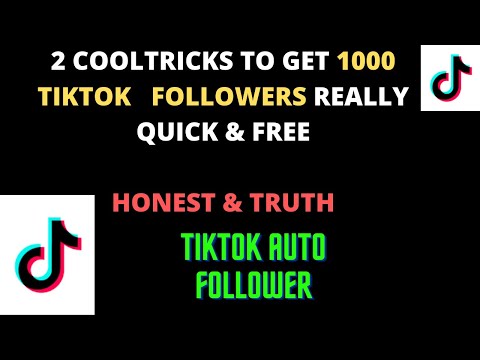 How TO GET 1000 TIKTOK FOLLOWERS REALLY QUICK & FREE