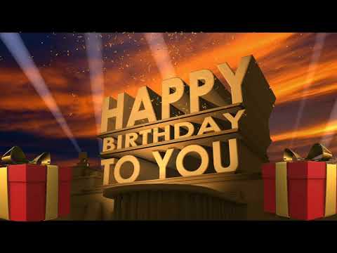 HAPPY BITRTHDAY INTRO. MADE BY 20TH CENTURY FOX...