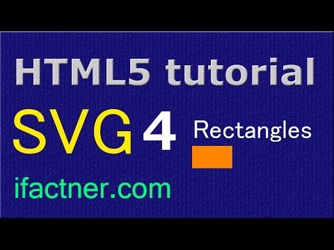 HTML5 SVG beginners tutorial Shapes drawing rectangle 4