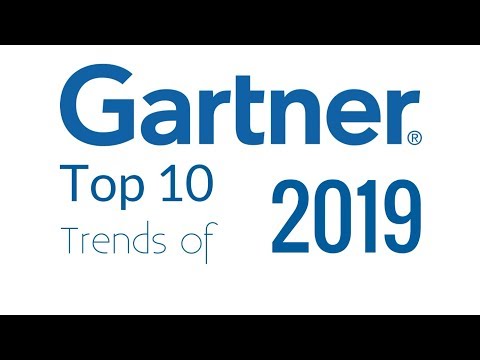 Gartner Top 10 Strategic Technology Trends 2019