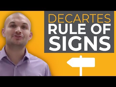 What does Descartes rule of signs tell us