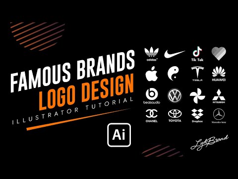 Famous Brands Logo Design | Adobe Illustrator