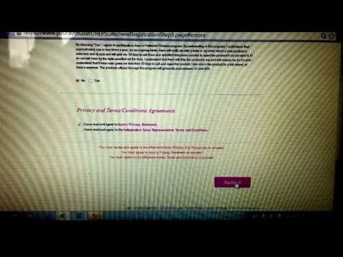 Registering your Avon account