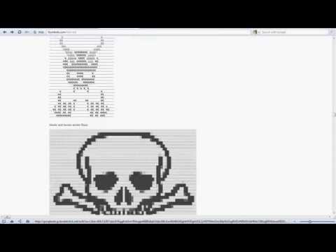 How to make symbol pictures. (Copy and paste)