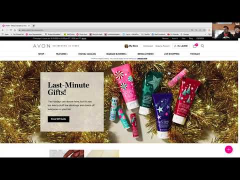 New Avon Website Log on