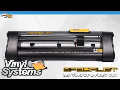 Setting Up & First Cut with a Vinyl Systems Specialist...