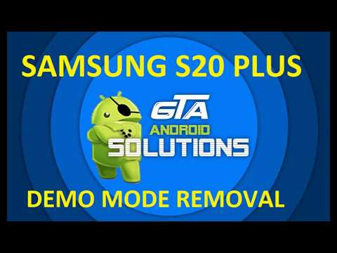Samsung Galaxy S20 plus DEMO MODE / RETAIL MODE...