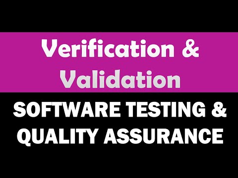 Verification & Validation | Software Testing & Quality...