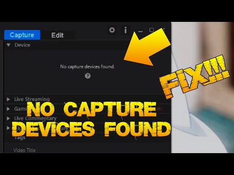 How to Fix "No Capture Devices Found" FiX!! 2021...