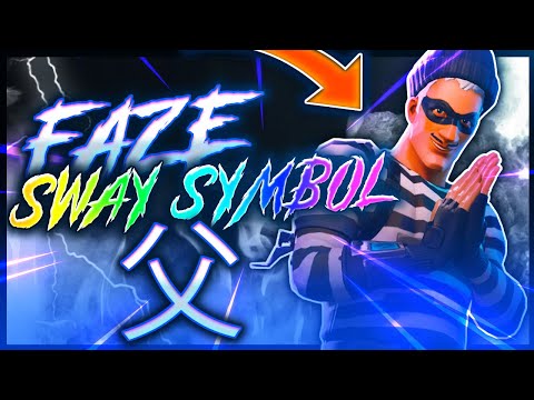 *NEW*HOW TO GET THE NEW FAZE SWAY SYMBOL(not clickbait)