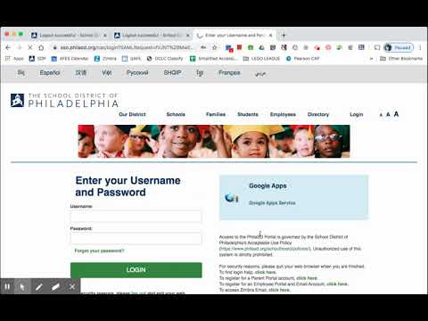 Logging in to your account from the Waffle