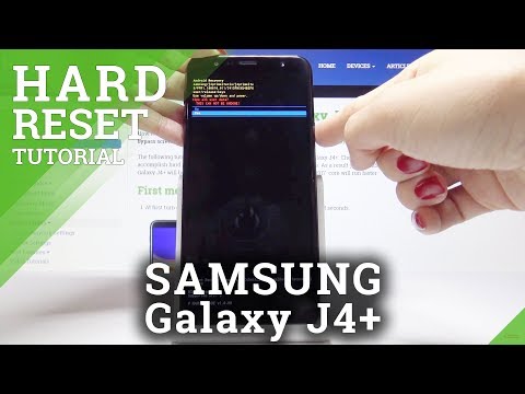 SAMSUNG Galaxy J4 Hard Reset / Bypass Screen Lock