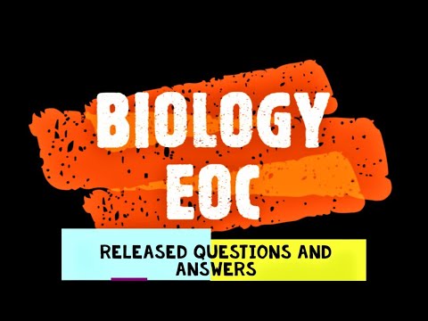 Biology EOC - Released Test Questions and Answers