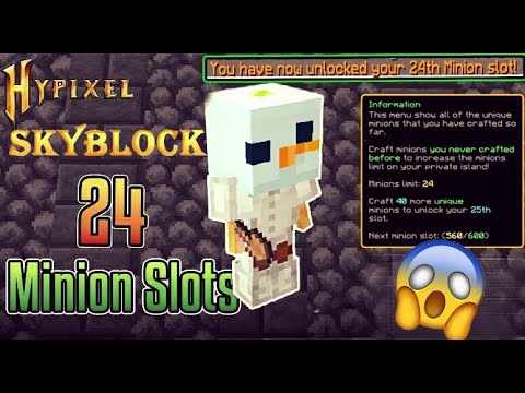The Ultimate Minion Slots Guide in Hypixel Skyblock!