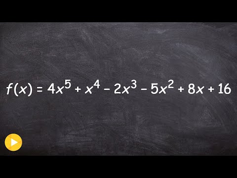 Use descartes rule of signs to find the number of...