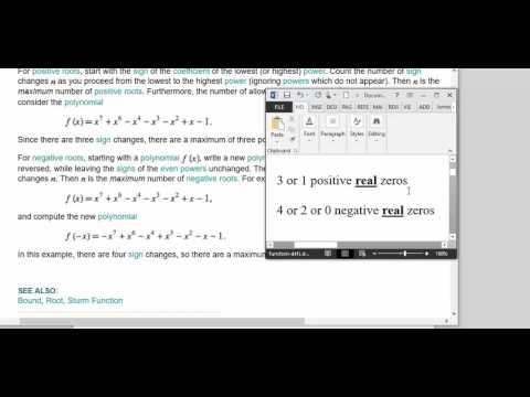 Descartes' Rule of Signs and the Rational Root Theorem