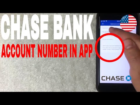 ✅ How To Find Chase Bank Account Number On Mobile App...