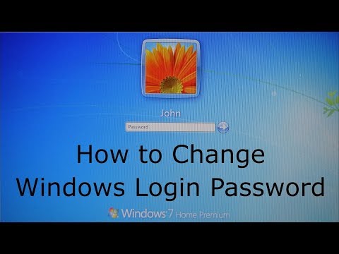 How to Change Windows Login Password