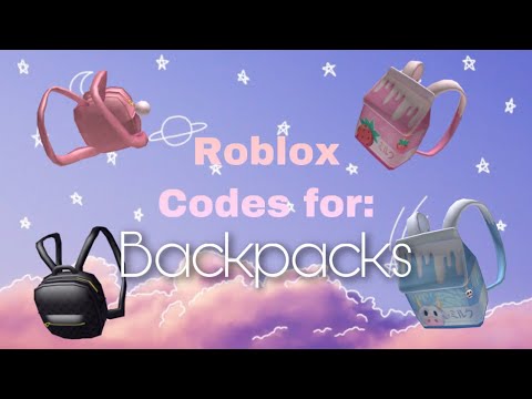 Backpacks |Roblox Item Codes|