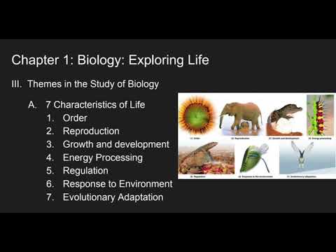 Chapter 1- Biology: Exploring Life