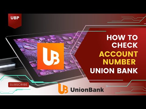 How to check account number in UNION BANK