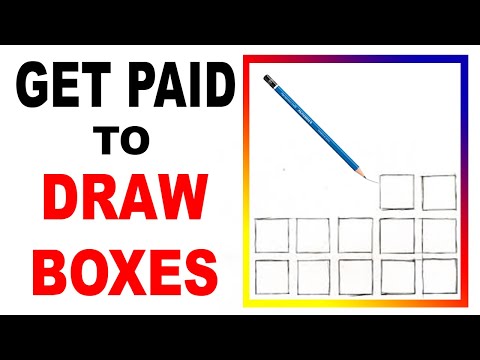 GET PAID TO DRAW BOXES ($10 Free Sign up Bonus!)