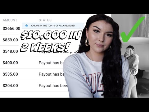 HOW TO make thousands using OnlyFans: I made $10,000...