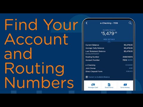 Where Are My Account and Routing Numbers? | Navy...