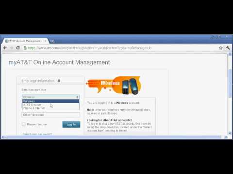 Att.net Sub Account Creation Method - YouTube