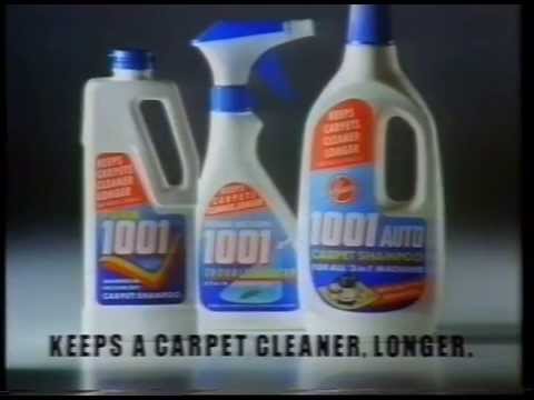 1001 Carpet Shampoo TV Advert Featuring The Hoover...