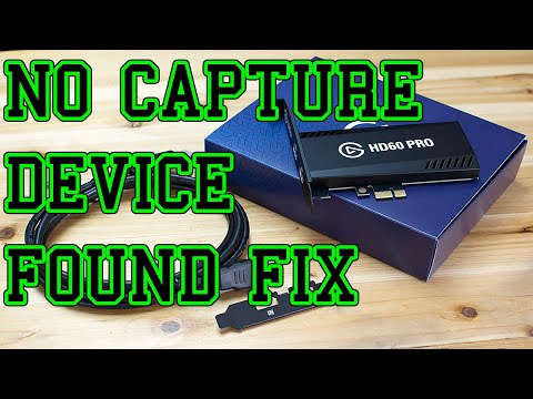 ElGATO HD60 PRO - No Capture Device Found - FIX
