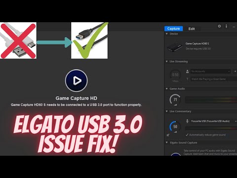 ELGATO HD60s USB 3.0 PROBLEM FIX - 2021