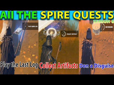Fortnite The Spire Quests Guide (Collect Artifacts,...