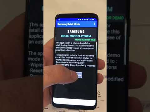 Samsung Retail Mode Code